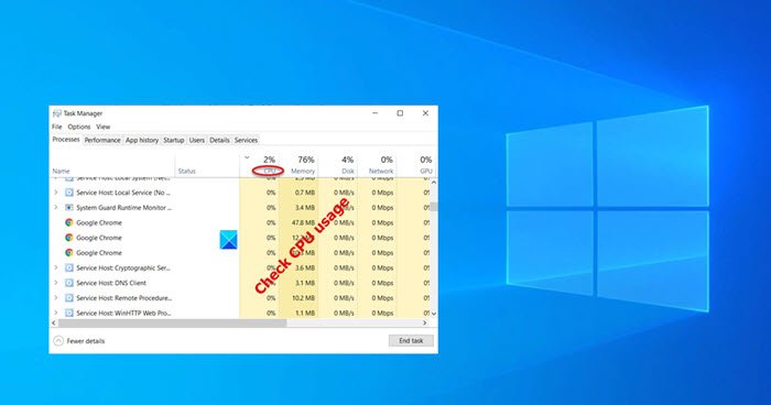 Manage CPU usage