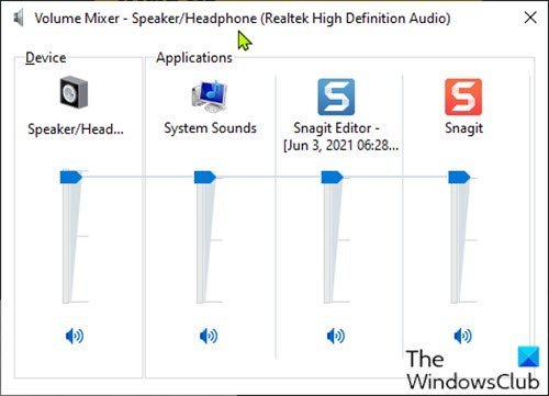 Random notification sounds-Volume Mixer